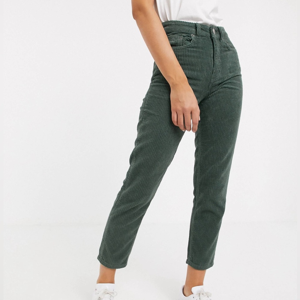 Green corduroy pants - American Eagle pants